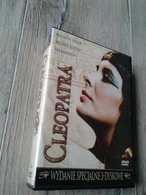 3 DVD film Cleopatra 1963 Elizabeth Taylor Kleopatra /polskie napisy