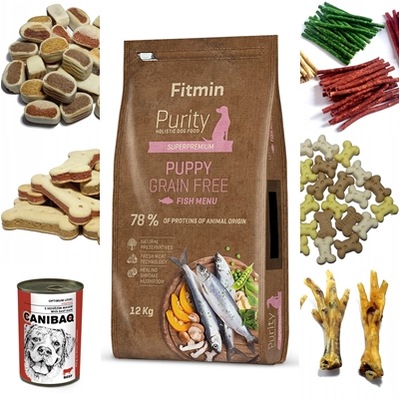 FITMIN dog Purity GF Puppy Fish 12kg komplet