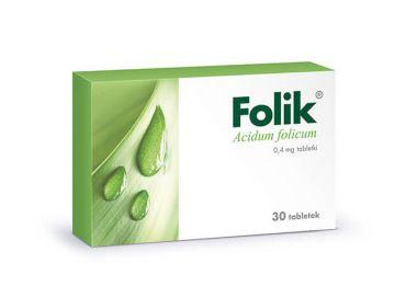 Folik 0,4 mg 30 tabletek