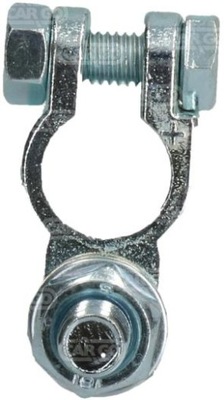 Клема акумуляторна плюсова + mosiężna фото №1