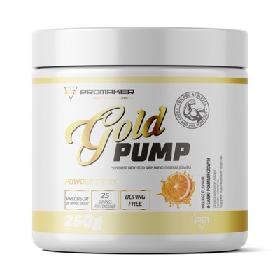 Promaker Gold Pump przedtreningówka MOCNA 250g Pomarańcza