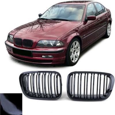 REJILLA DE RADIADOR (NERKI) BMW E46 98-01 BERLINA LUSTRE DOBLE  