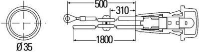 HELLA 2BM 003 563-111 ADICIONAL FAROS KIERUNKOWSKA  