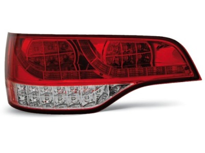 Фонари задние led red white audi q7 06-09 фото №1