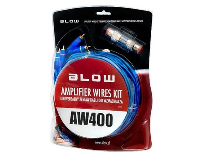 Kable przewody wzmacniacza samochodowego AW400