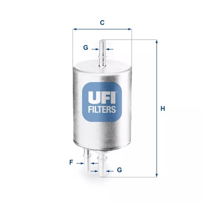 ФИЛЬТР ТОПЛИВА UFI 31.831.00