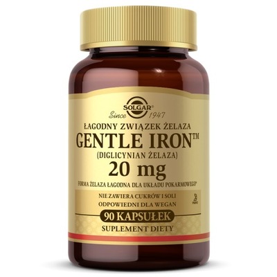 Gentle Iron (diglicynian żelaza) 20 mg