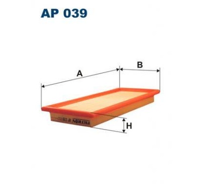 ФІЛЬТР ПОВІТРЯ FIAT DUNA TIPO AP039 ФІЛЬТРON