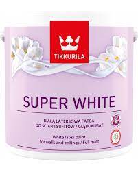 TIKKURULA SUPER WHITE Farba biała lateksowa 2,5L