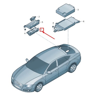 Audi a7 sportback 4g rear задняя дверь управление unit 4g8959107d фото №1