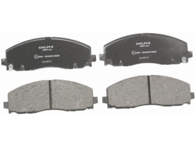 Гальмівні колодки перед dodge journey 2.4 3.6 10-15 vw routan 3.6-4.0 08-13 фото №1