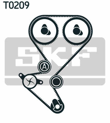 COMPUESTO ENGRANAJE DE DISTRIBUCIÓN SKF VKMA 03258 VKMA03258  