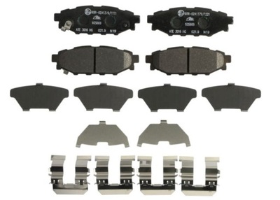 Ate 13.0460-5669.2 набір гальмівних колодок гальмівних, гальма дискові фото №1