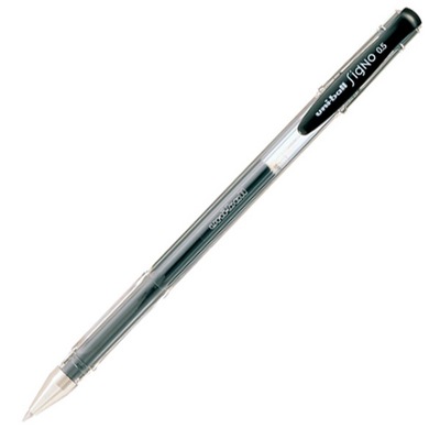 Długopis żelowy UNI UM-100 SIGNO czarny