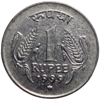 1 rupia 1999 Indie