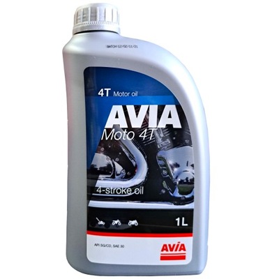 Olej do silników czterosuwowych AVIA MOTO 4T 4L