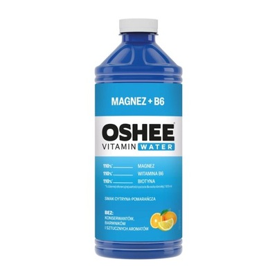 Oshee Vitamin Water Cytryna Pomarańcz z Witaminami 1100ml