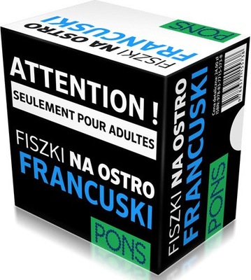 Fiszki na ostro. Francuski. Pons