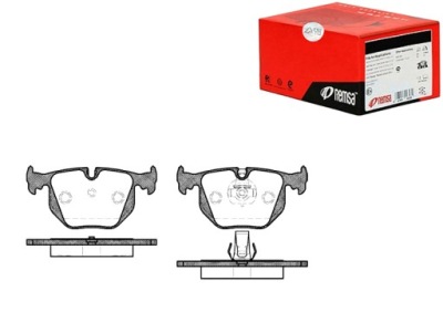 Remsa комплект тормозных колодок тормозных sfp000120 sfp500 фото №1