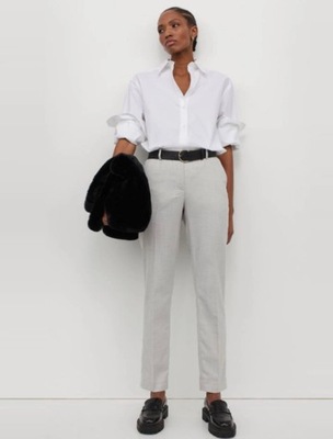 H&M Spodnie garniturowe wąski fason damskie 38 M