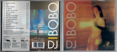 DJ BoBo - World In Motion CD Album Pray Hologram