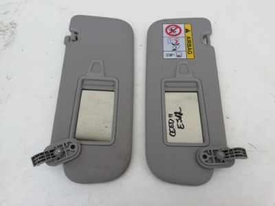 Kia ceed ii 2 12-15 захист сонячна сонцезахисний козирок фото №1