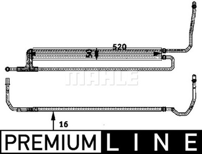 RADUADOR ACEITES SISTEMA KIEROWANIA BEHR *** MAHLE CLC 54 000P  