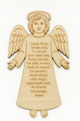 Anioł Stróż z modlitwą