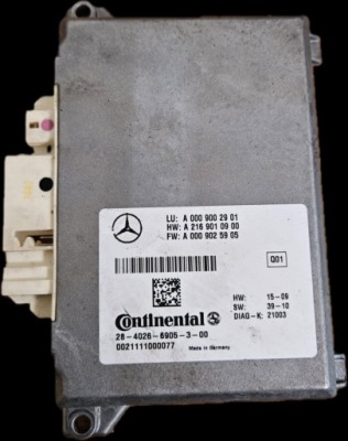 Mercedes модуль оригинальный номер a0009002901 фото №1
