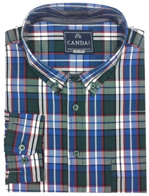 Koszula męska w kratkę CANDA r. 3XL/4XL