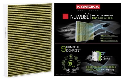 KAMOKA FILTER CABIN ULTRA PURE 9W1 JUKE MICRA DUSTER LOGAN CAPTUR CLIO  