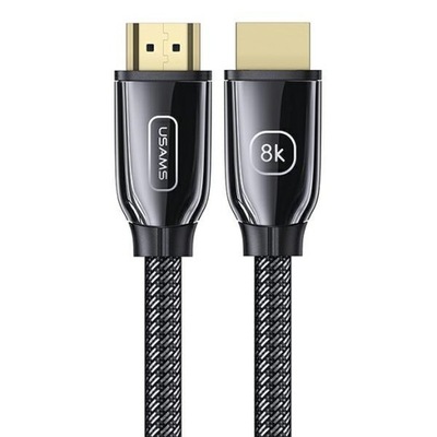 USAMS Kabel HDMI - HDMI 2.1 U67 3m 8K czarny/black