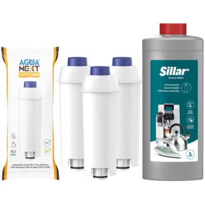 Filtry do ekspresu Delonghi ECAM Eletta Rivelia + odkamieniacz do ekspresu