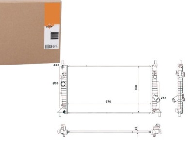 Nrf53905 радиатор mazda 3 09- 1,6mzr/2,0mzr disi/ фото №1