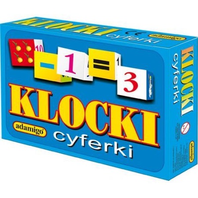 CYFERKI - Klocki edukacyjne, ADAMIGO