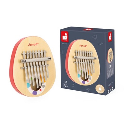 Janod Kalimba Confetti instrument dla dzieci drewniana zabawka muzyczna