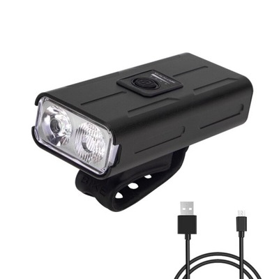 LAMPKA ROWEROWA LED 2X DIODA T6 POWERBANK USB