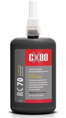 CX80 RC70 Klej anaerobowy do gwintów śrub mocny 250ml