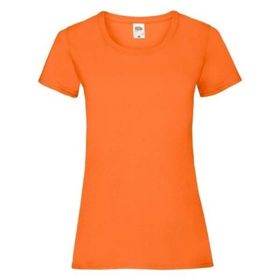 KOSZULKA DAMSKA FRUIT OF THE LOOM T-shirt Orange L