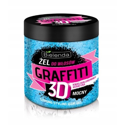Bielenda Graffiti 3D Żel do włosów mocny 250ml