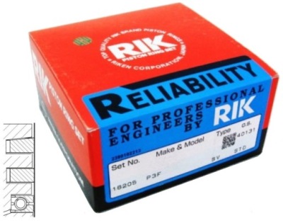 Кольца поршневые kia sorento k2500 2.5 crdi фото №1