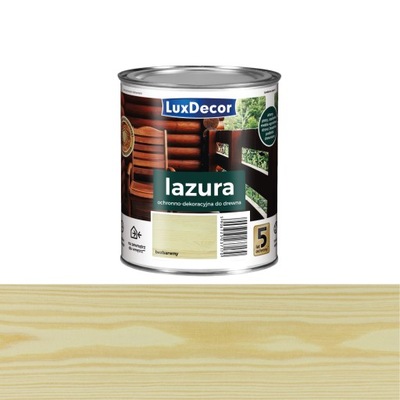 Lazura Luxdecor 5 lat ochrony 4,5l bezbarwna