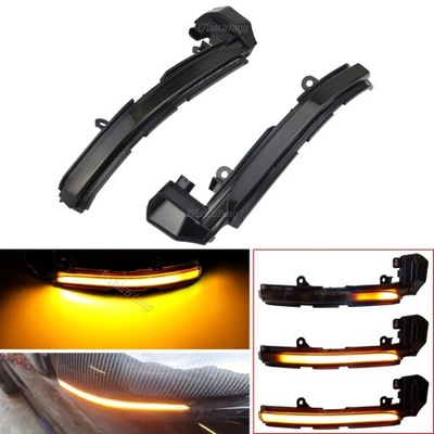 PARA JAGUAR XE XF XJ F-TYPE XK XKR I-PACE X250 X260 DIODO LUMINOSO LED DINÁMICO LADO LA  