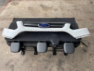 Ford transit custom бампер передний верхний решётка радиатора решётка радиатора logo 2015 rok хром фото №1