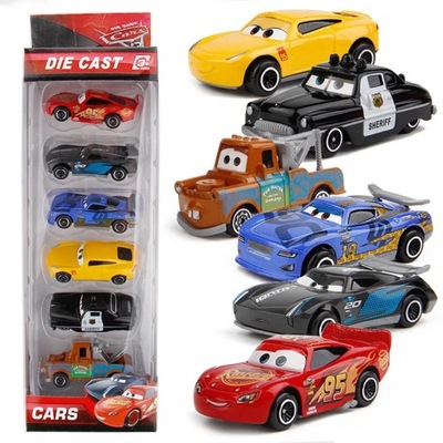 6x Disney pixar CARS RESORAKI auta zygzak mcqueen