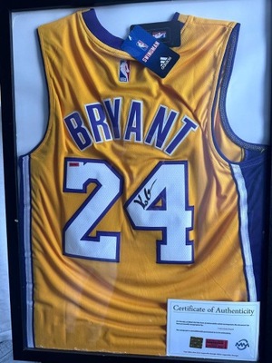 Koszulka LA Lakers oryginalny autograf Kobe Bryant Certyfikat COA!!