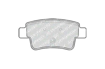 Delphi lp1965 набір гальмівних колодок гальмівних, гальма дискові фото №1