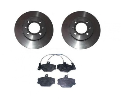 Tarcze i klocki hamulcowe Polonez z systemem Lucas przód ITW