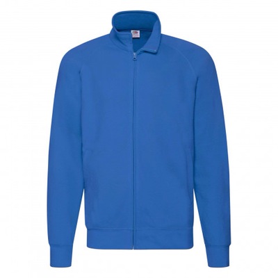 Bluza męska lekka Sweat Jacket FruitLoom Blue XL