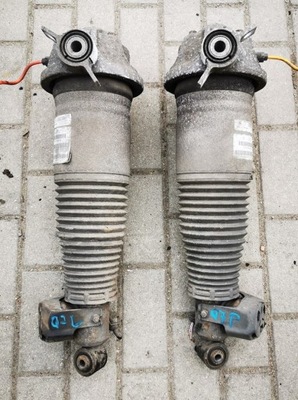 Audi q7 4l 05-10 амортизатор левый задняя задний фото №1